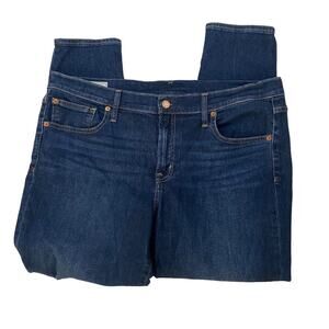 Gap 1969 Mid Rise True Skinny Distressed stretch jeans Women's 34/18R